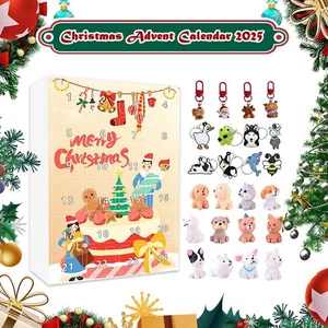 24 Days Dog Christmas Advent Calendar Blind Box Xmas Gift For Kids Brand - Picture 1 of 9