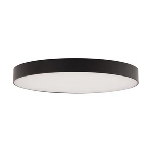 WAC Round 1Lt LED 8" Edgeless Slim Flush Mount, Black/White - FM-240508-9CS-BK - Picture 1 of 1