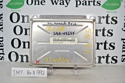 12209614 Unidad de control del motor Buick Chevrolet Pontiac 2001-04 ECU Modu 1M7 992 B3 Foto 1 de 4