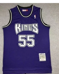 #55 Jason Williams Sacramento Kings Basketball Trikot weiß schwarz lila S-XXL - Bild 1 von 2