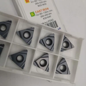 10PCS 16IR1.0ISO LDA CNC Tool Threading Carbide Inserts 16IR For stainless steel - Picture 1 of 6