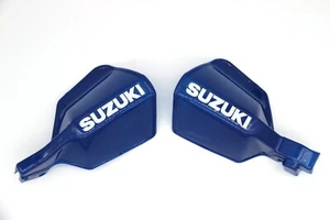 Fits Suzuki TS 125- 185 /DR 200-150-650 Blue Grips Hand Cover Guard LH/RH Set - Picture 1 of 8