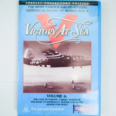 Victory at Sea: Volume 6 (DVD, 1958) World War II Documentary Historical Drama - Image 1 of 4