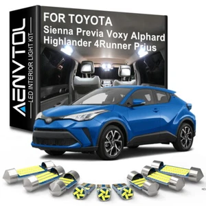 LED Interior Light Kit For Toyota Sienna Previa Voxy Alphard Highlander 4Runner - Picture 1 of 14
