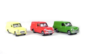 Hornby Skale Autos 1:76 R7019 3 x Ford Anglia Vans NEW - Picture 1 of 7