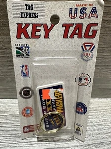1997 Green Bay Packers Super Bowl XXXI key chain Brett Favre Reggie White 2.25" - Picture 1 of 7