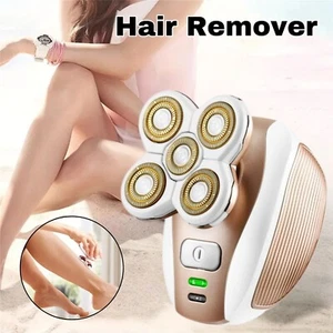 2-in-1 Women Electric Epilator Facial Hair Remover Body Arm Legs Bikini Shaver - Picture 1 of 12