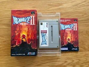 Majin Tensei II Spiral Nemesis Megami JPN Super Nintendo Famicom SNES SFC - Picture 1 of 21