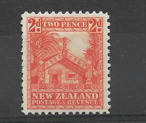 1935-42 Pictorials 2d Orange SG 580b perf 12½ M/M Cover