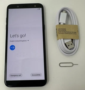 Samsung Galaxy A6 SM-A600 - 32GB - Black (Unlocked) Android Smartphone - Afbeelding 1 van 11