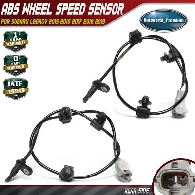 2x Rear ABS Wheel Speed Sensor for Subaru Legacy 2015-2019 27540AL09A 27540AL08A - Image 1 of 4