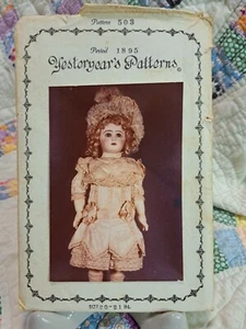 Yesteryear's Patterns 503, 20" bis 21" Puppe, Periode 1895, französisches Kleid - Bild 1 von 3