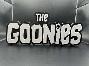 Espositore Insegna Logo The Goonies | Scaffale Scrivania Parete 3D Arte - Foto 1 di 4