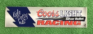 NASCAR COORS LIGHT KYLE PETTY #42 RACING CHAMPION BUMPER STICKER & FREE GIFT! - Picture 1 of 5