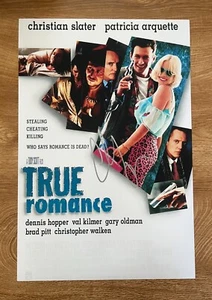 * CHRISTIAN SLATER * signed 12x18 poster * TRUE ROMANCE * - Picture 1 of 2