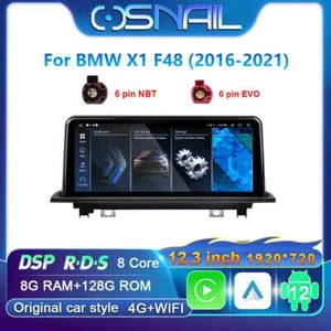 For BMW X1 F48 2016-2022 Android Car Radio CarPlay Screen Player Stereo GPS Navi - Picture 1 of 29
