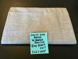 Fabric Gray on Gray Basics by Amanda Herring for Riley Blake #C217 2 YARD x WOF - Picture 1 of 3