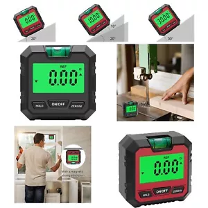 360° LCD Magnetic Digital Inclinometer Protractor Level Box Gauge Angle FinderI5 - Picture 1 of 10