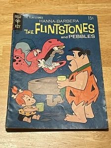 Gold Key Comic, Flintstones and Pebbles #51 Hanna-Barbera Free Shipping - Picture 1 of 16