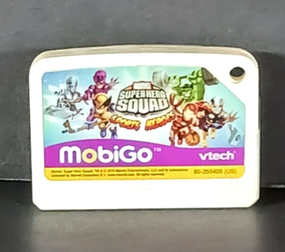 MOBIGO vtech Marvel SUPERHERO SQUAD VIDEO GAME CARTRIDGE - Image 1 of 4