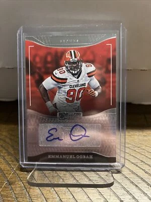 EMMANUEL OGBAH 2016 DONRUSS SIGNATURE SERIES ROOKIE SB CHAMP AUTOGRAPH AUTO RC!! - Image 1 of 2