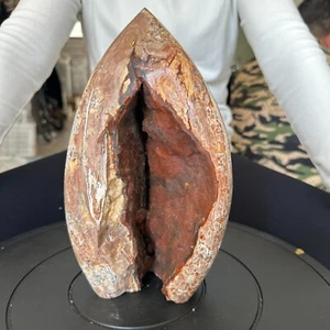 9.57LB top Natural Agate Mineral specimen quartz Raw stone ornament crystal - Bild 1 von 10