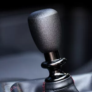 SSCO WRINKLE BLACK SL 530 GRAMS WEIGHTED SHIFT KNOB SHIFTER TEAR DROP GRIP TAPE - Picture 1 of 4