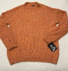 Girls Large 10/12 Red Aura Orange Warm Chenille Pullover Sweater Art Class New - Picture 1 of 11