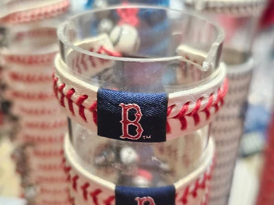 PULSEIRA DE BEISEBOL DE COURO BOSTON RED SOX TEAM COLOR MLB - Imagem 1 de 4
