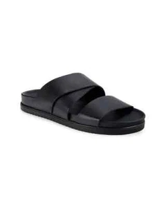 BRUNO MAGLI SAN REMO LEATHER SLIDES SANDALS PICK YOUR SIZE NIB - Picture 1 of 5