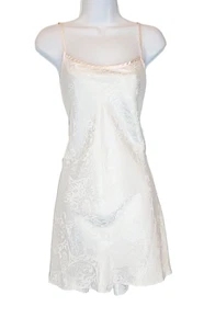 Lencería de Colección Val Mode Satén Repujado Chemise Blanca Rosa Prendas para Dormir Para Mujer GRANDE - Imagen 1 de 10