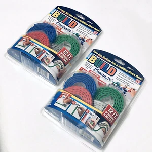 2 Set BUILD Bonanza building block tape 24 feet Works with Lego & Mega Blocks - Picture 1 of 15