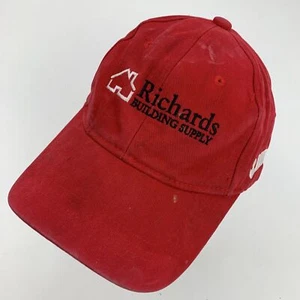 Richards Building Supply Red Ball Cap Hat Adjustable Baseball - Picture 1 of 5