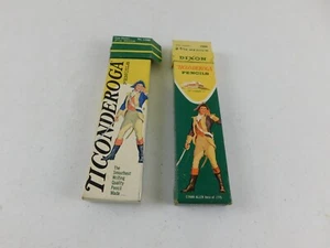 2 Dozen Vintage DIXON Ticonderoga 2 5/10 Medium #1388 Wood Writing Pencils EC - Picture 1 of 4