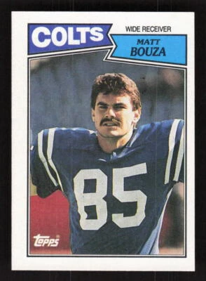 1987 Topps #377 Matt Bouza Indianapolis Colts - Image 1 of 2