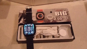 T900 ULTRA Hiwear Plus Fitness Smart Watch-Black New - Zdjęcie 1 z 6
