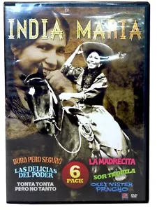India Maria 6-Pack (DVD) Duro Pero Seguro La Madrecita Tonta Tonta Pero No Tanto - Picture 1 of 2
