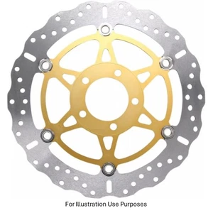 EBC S/Steel Float Cont X FR Brake Disc (15) FLHS for Suzuki DL 650 V-Strom 04-06 - Picture 1 of 2