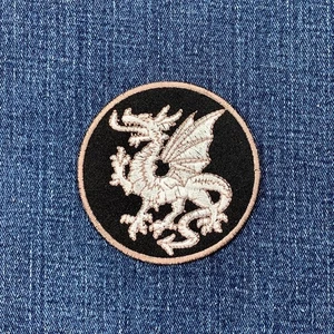 Dragon Patch - Embroidered Power Strength Good Luck Badge 2.75" (Iron Or Sew On) - Picture 1 of 2