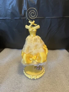 Walt Disney Parks Die Schöne und das Biest Belle Kleid Foto Bild Halter Figur - Bild 1 von 6