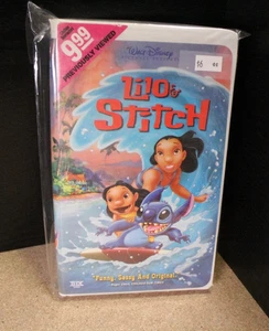 Vintage Disney Lilo And Stitch VHS Tape In Clamshell Box - Picture 1 of 2