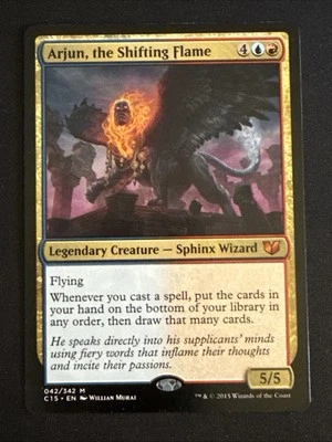 1x Arjun, the Shifting Flame (042) Commander 2015 LP MTG Magic the Gathering x1 - Image 1 of 2
