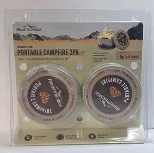 Adventuridge Portable Campfire 2 Pack Single Use Sealed Pack - Picture 1 of 2