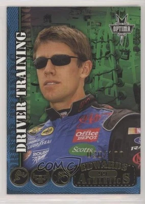 2005 Press Pass Optima Driver Training Gold /100 Carl Edwards #G84 - Image 1 of 2
