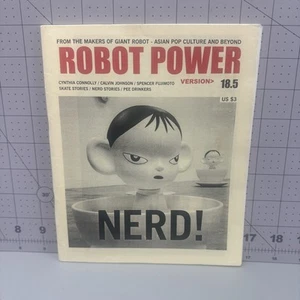 ROBOT POWER NERD! Magazine 18.5 Giant Robot Calvin Johnson Spencer Fujimoto - Picture 1 of 20