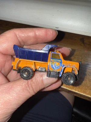 Спичечный коробок Mattel 1990 Centre Action Chevrolet грузовик для обслуживания шоссе оранжевый - Изображение 1 из 4