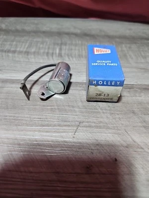 NOS HOLLEY 28-13 Ignition CONDENSER GM Ford Chrysler - Image 1 of 3