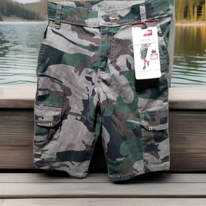 Wrangler Camo Cargo Shorts Boys Sz 10 Regular New - Picture 1 of 5