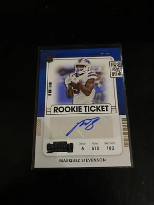 Marquez Stevenson 2021 Panini Contenders Auto RC Bills 238 PWE - Image 1 of 2