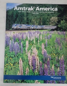 Neu 2003-4 Vintage Amtrak Werbeprospekt "Amtrak America" - Bild 1 von 4